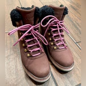 Cole Hann women’s Zerogrand Explore hiking boots.